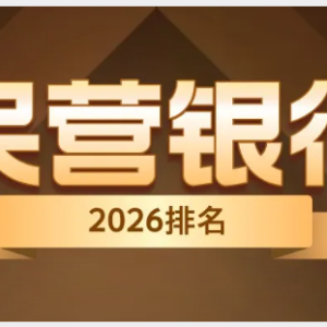 您贷款周刊：2026民营银行业绩分析，及过去3年和5年的业绩变化统计。 ...
