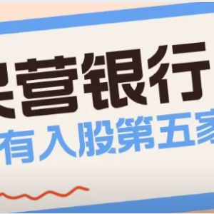 您贷款周刊：中国第五家民营银行即将完成国有企业入股，请多给民营一点支持。 ... ...