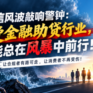 您贷款周刊：宜信终究没能坚持下去，被抓了！！！