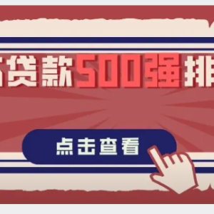 您贷款周刊：2025年贷款500强排行榜